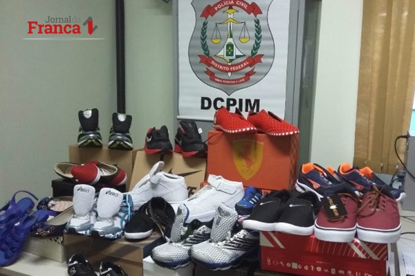 Carga apreendida supera os 7 mil pares falsos apreendidos ano passado